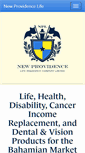 Mobile Screenshot of newprovidencelife.com